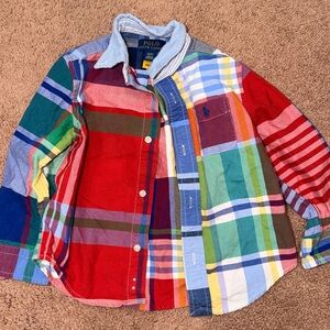 Vibrant Multicolor Plaid Shirt by Polo by Ralph Lauren